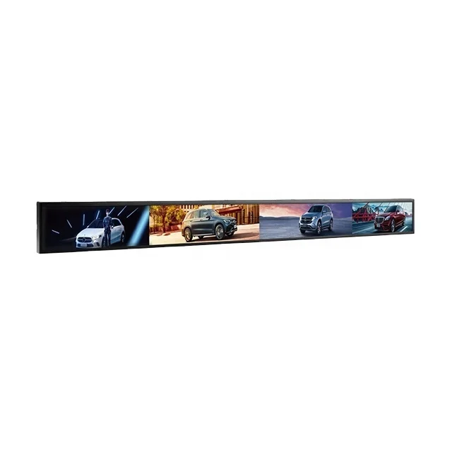 Zkong Digital Signage Advertising Player Shelf Edge Supermarket Shelf Lcd Stretched Bar