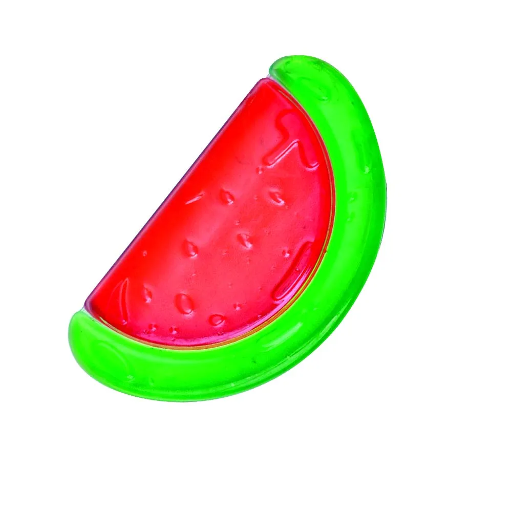 China manufacturer baby soft water filled sensory teether soother for teething babies