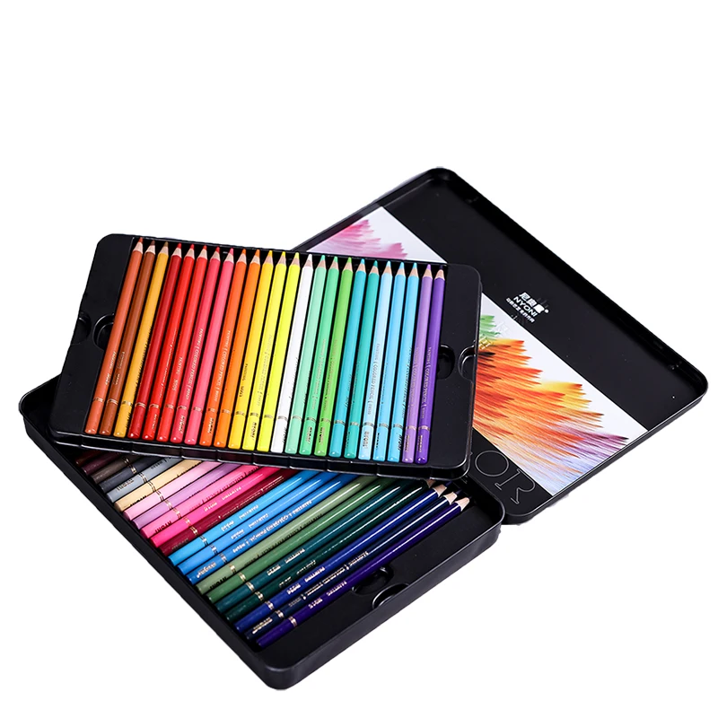 
NYONI N8520 hot sale natural 24pcs 36pcs 48pcs 72pcs 120pcs wooden colored pencil with box 