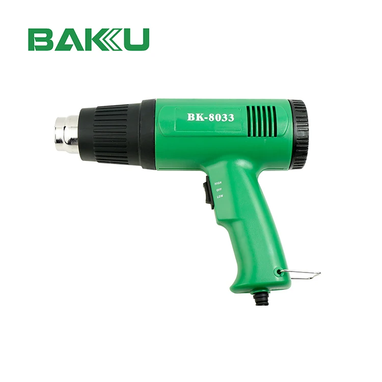 1 Set BK-8033 Hot Air Gun In One Individual Packaging; 1 Set Gross Weight: 1 KG Net Weight: 0.7 KG  Size: 25.5*23.7*8.5 CM ) 20