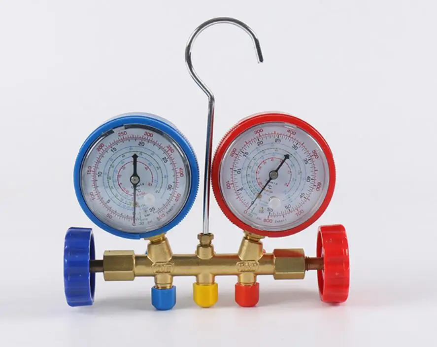 HVAC manifold gauge set R410 Refrigeration pressure gauge for automobile air conditioning