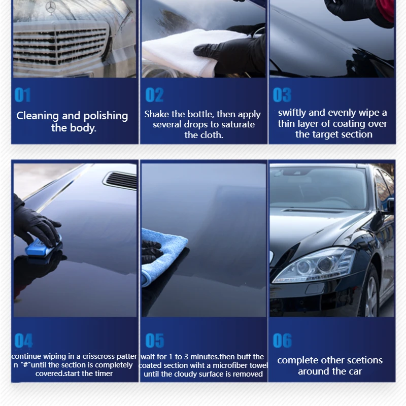 High Shine Gloss Car Ceramic Coating Antioxidant And Anti-Graffiti Graphene Ceramic Coating