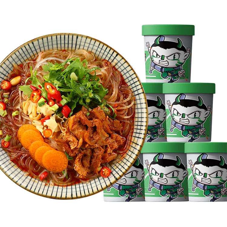 Индивидуальная упаковка, острая вермишель, рисовая вермишель, лапша, органические трипы, вермишель