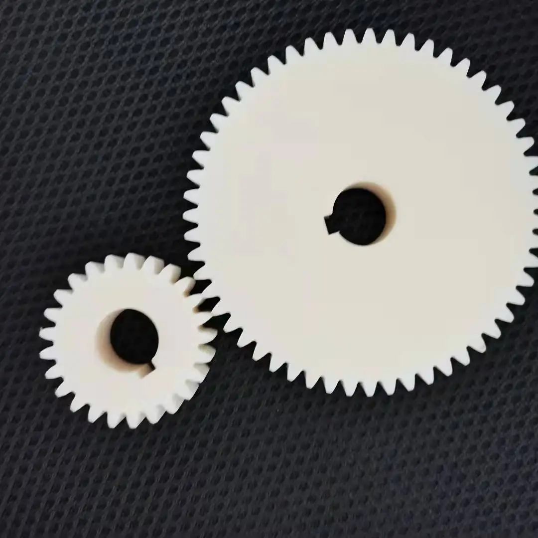 factory machined Wearesistant PA66 nylon gear rack plastic pinion nylon Cylindrical pom gears