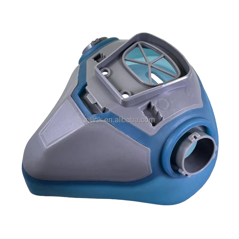 Liquid silicone rubber(LSR) Compatible respirator Double filters Chemical gas mask Dust proof mask For respiratory protection