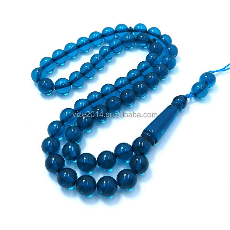 Resin rosary beads 10mm 51pcs tasbeeh prayer beads tasbih dubai tasbeh muslim prayer beads saudi arabia for jewelry masking