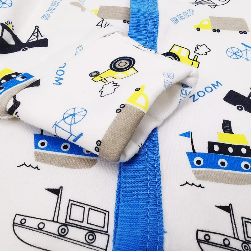 
Briantex wholesale toddler pajamas full sleeve baby& toddlers clothes footed baby rompers overcoat with 100% cotton 