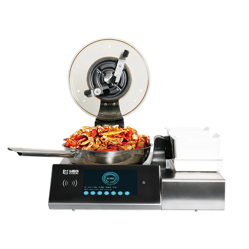 
 Megcook 3520W Intelligent Automatic Fried Rice Machine For Restaurant / Automatic Cooking Robot  