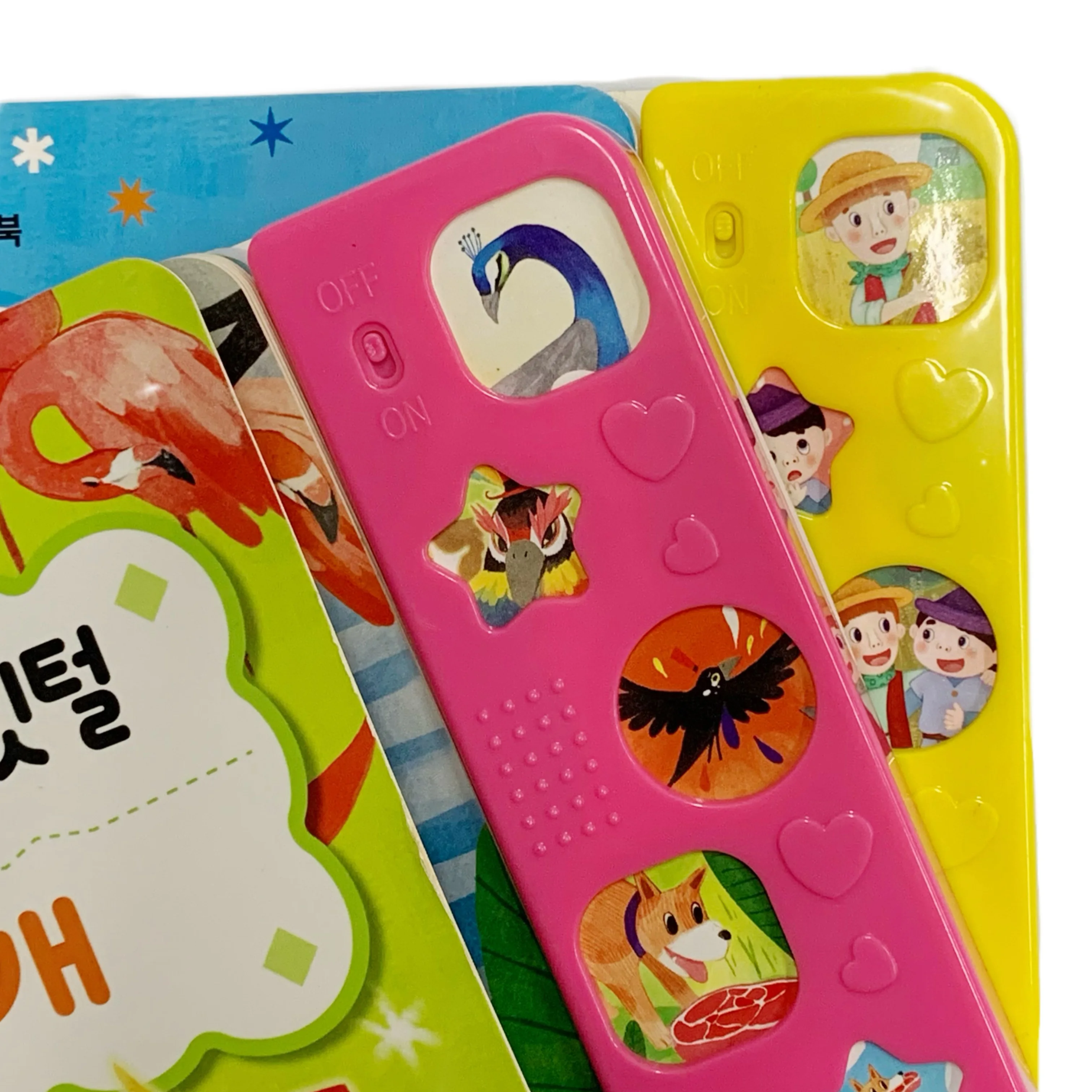 Hardcover Printing Customized 6 Buttons Star Shape Early Education Sound Module Book For Children Button Music Book Audio Book