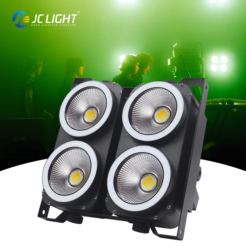 4 глаза аудитории Dmx512 светодиодный Cob Blinder свет 4*100 Вт холодный белый теплый 2 в 1 светодиодные пиковые шоры