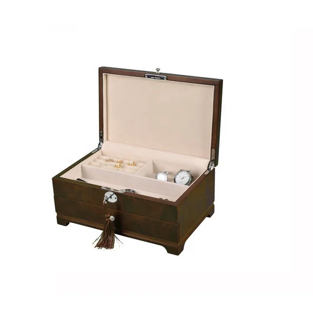 hot sale antique new design luxury wooden jewelry case usa market
