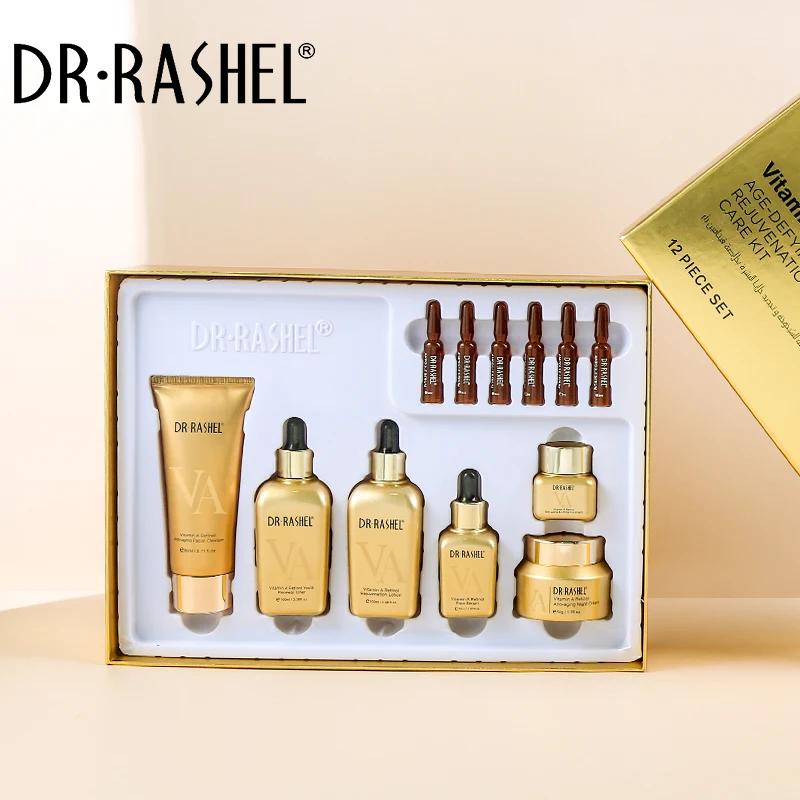 High quality DR RASHEL Vitamin  A Retinol  anti aging brightening tender skin care kit 1624