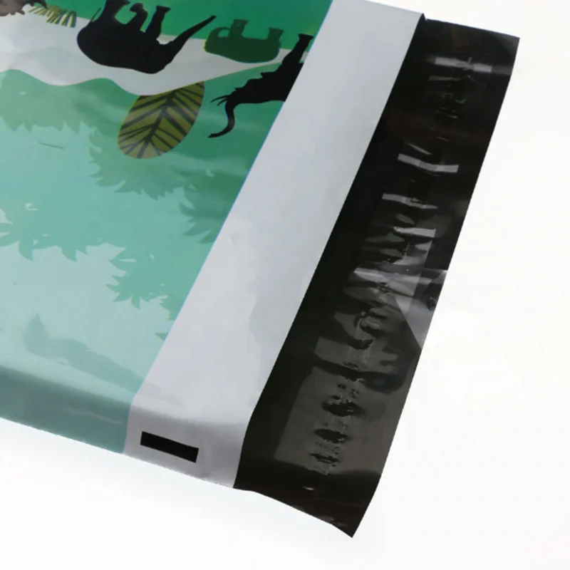 Green and biodegradable custom logo security poly express bags compostable courier bag