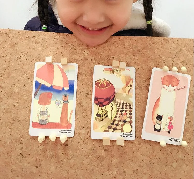 Factory Wood Push Pins Decorative Wooden Thumb Tacks Map Pushpins for Cork Board Memo Board