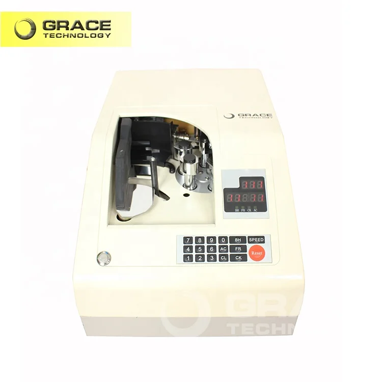High speed vacuum bank note bundle strapping counting machine