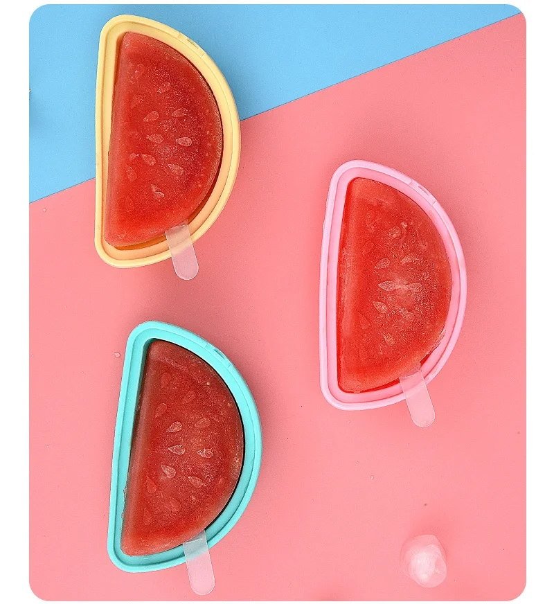 Силиконовые Эскимо арбуз и клубника и ананас формы наборы и сделать ваше мороженое дома