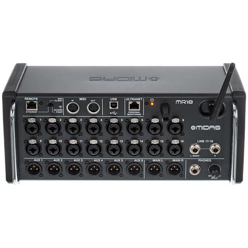 Midas MR18 Digital Mixer Pa Sound System Music Equipment 18-Channel Digital Console For Stage Live Show