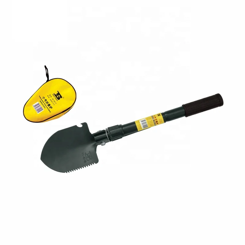 Outdoor folding steel shovel for camping