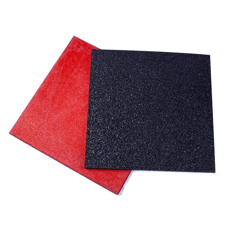 Хит продаж экологически чистый прочный фитнес-амортизирующий прорезиненный напольный коврик для тренажерного