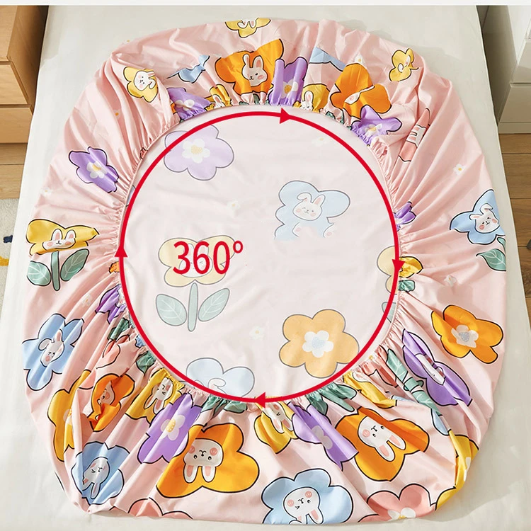 Modern Home Cheap Price 3d Printing Marble Bedspread Fitted Bed Sheet Pillowcases Bedding Sets