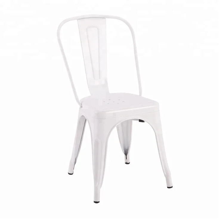 2020 Durable Wholesale Stackable Vintage Industrial Silla Metal  Chairs For Cafe Shop