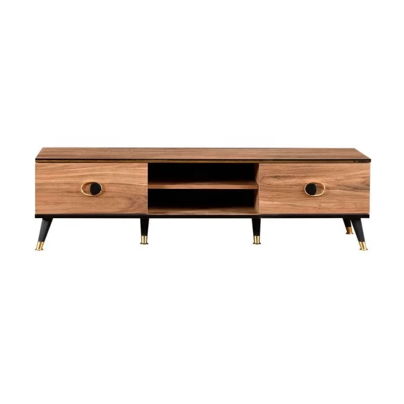 
TV LCD Plasma stand living room entertainment center modern furniture wood black accessory house cabinet (ider HELEN) 