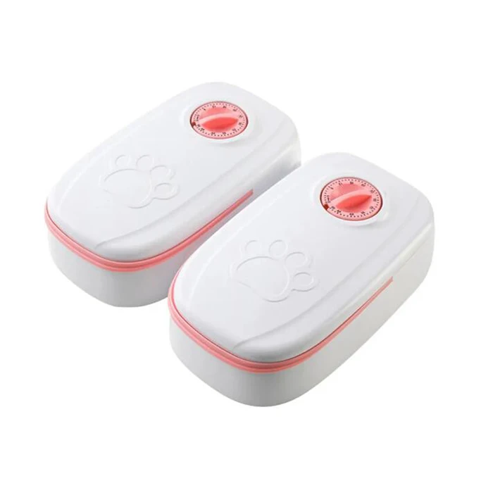 High Quality Smart Food Dispenser Dry Wet Food Separate Silicone Feeder Cat Dog Bowl Portable Automatic Feeder
