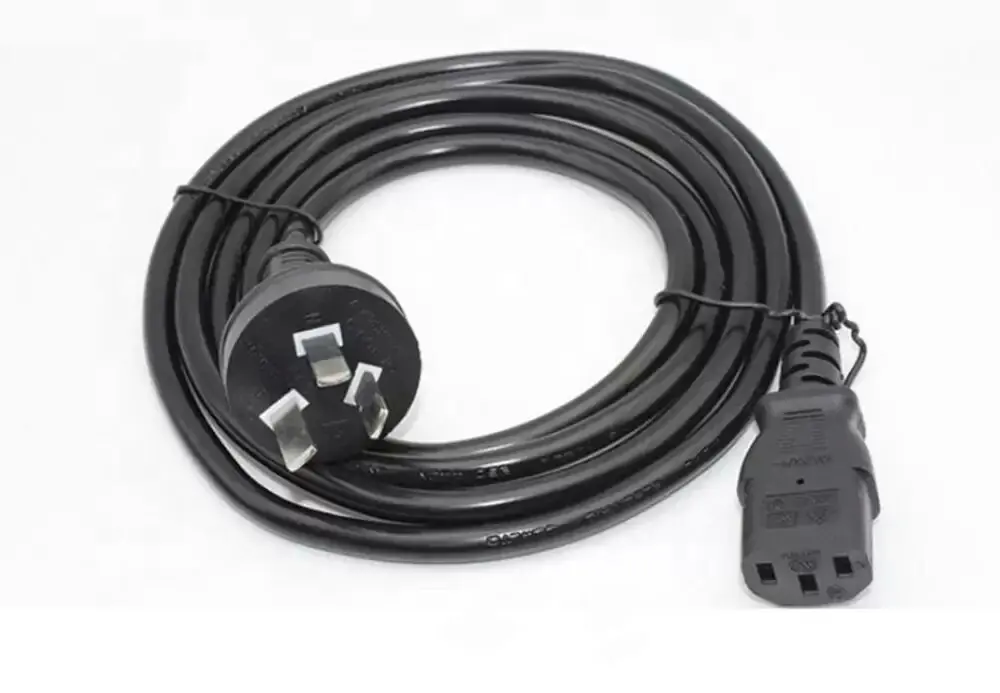 Лидер продаж на Ebay штекер для чайника 1 2 м AU 3 Pin к IEC C13 Aus 240 в одобренный SAA кабель питания свинцовый шнур ПК PS3 бесплатный