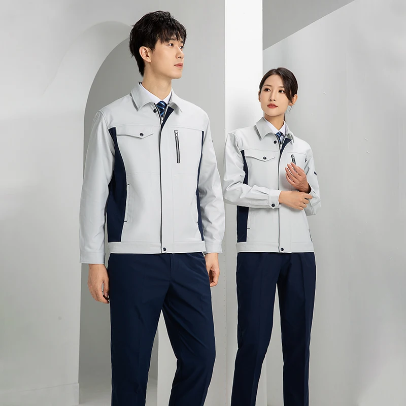 Cotton Work Clothes Manufacturer Mechanical Long Sleeve Customized Color and Logo Hospital Uniform Overalls Factories