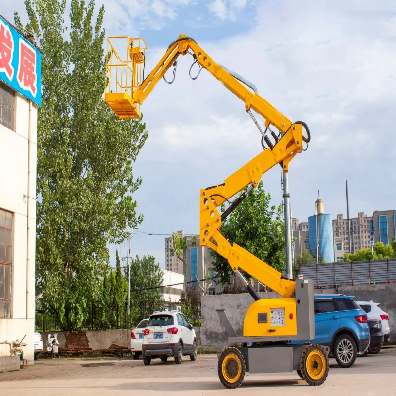 Ali CE ISO 500kg Mini Scaffolding Hydraulic lifting Jack Aerial Working Platform Electro Hydraulic Lifter For Construction