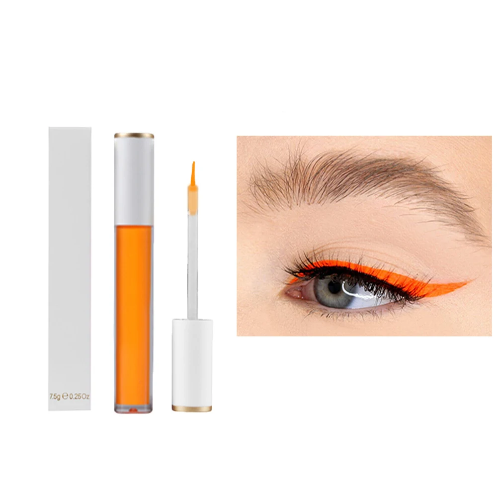 
Professional Wholesale Hot sale highly pigment Beauty Private Label Waterproof colorful Liquid eyeliner 