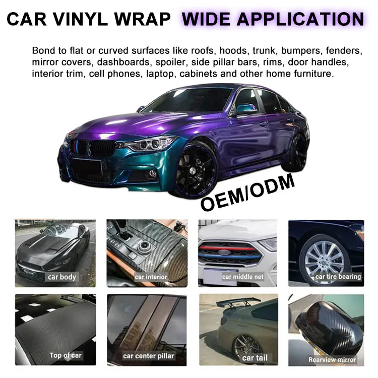 Angelacrox Pet Wholesale Price Wrapping Film Gloss Automotive Vinyl Wrap Paper Colors Change Full Blue Vinyl Wrap Rolls For Car