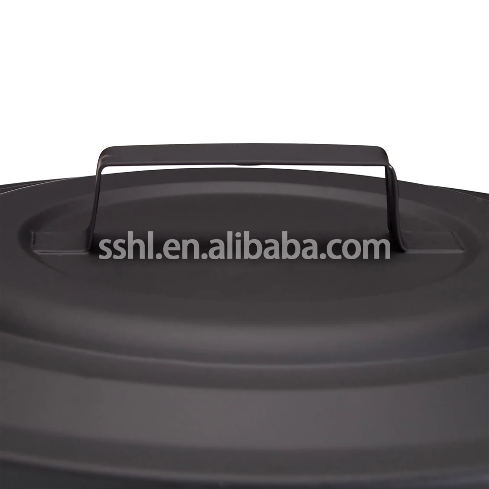 Fireside ash bucket with lid coal bucket for fireplace fire pits Metal Buckets