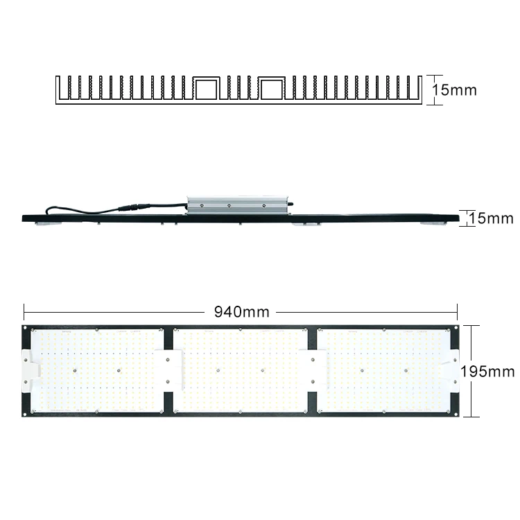  Предварительно собранный с регулируемой яркостью Kingbrite 320W V3 QB288 lm301h 2700k 3000k 3500k mix 4000 нм светодиодная промышленная