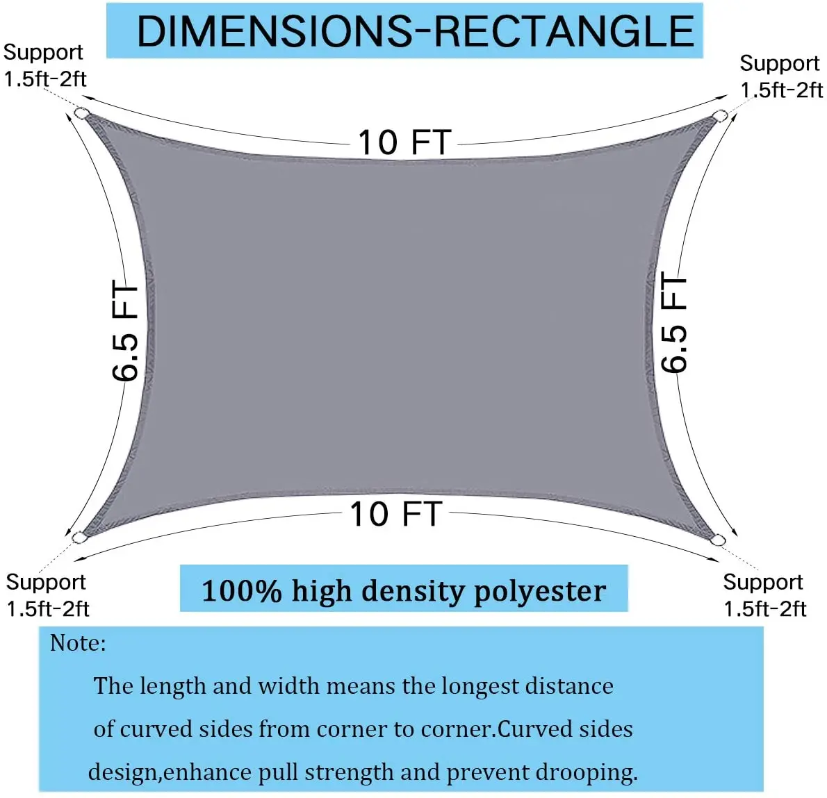 waterproof Orange 3x3m Anti UV Swimming Pool Awning Square Sunshade Sails customized