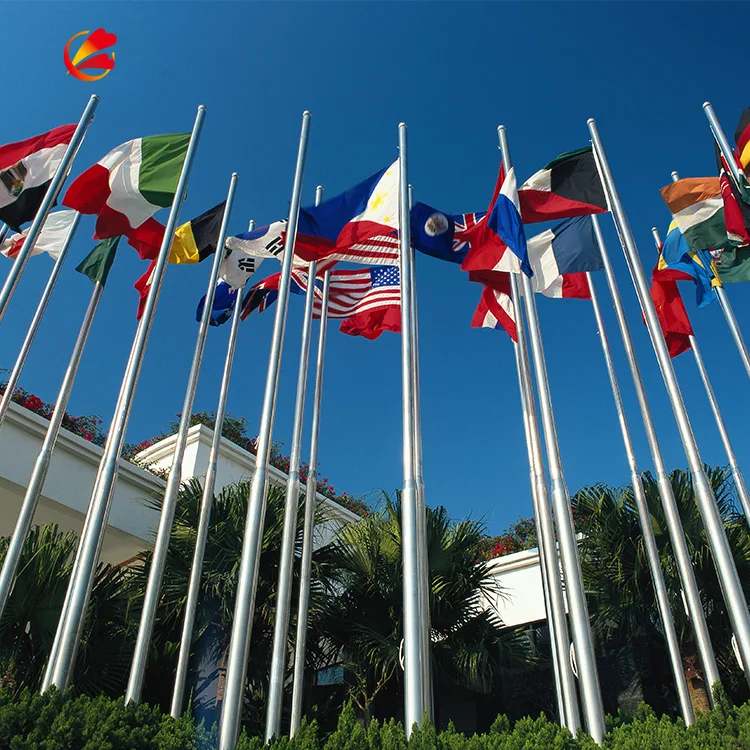custom 100% polyester fabric red white blue all size Country Custom Flag