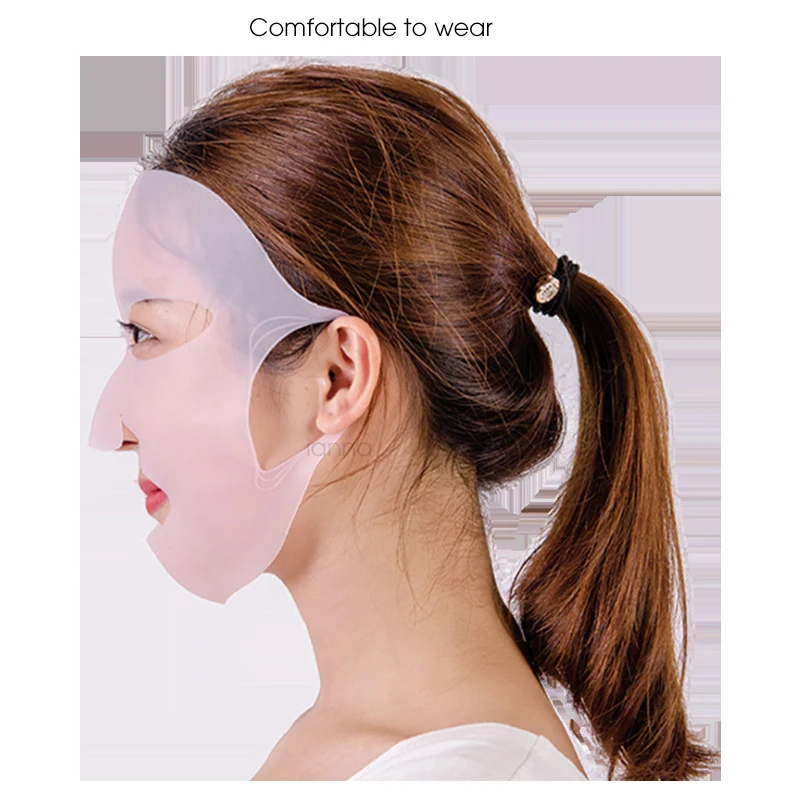 Reusable Silicone Facial 3D Mask Cover Bracket Mask Holder Ianna Wholesale New for Facial Skin Care Silicone Sheet Female 20g