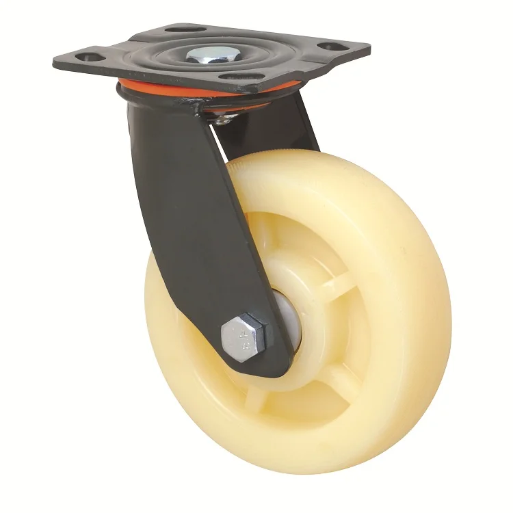 Китай поставщика с белой пластины PP корзина колесики с подшипником