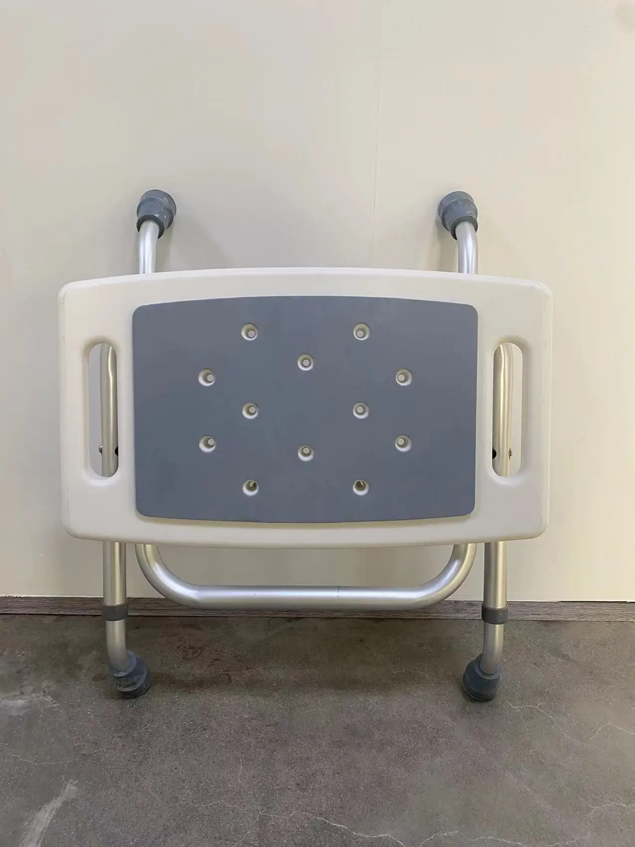 Aluminum Alloy Shower Chair Foldable Chair Used for Elderly Height Adjustable Lightweight Aluminium Construction Bath Stool