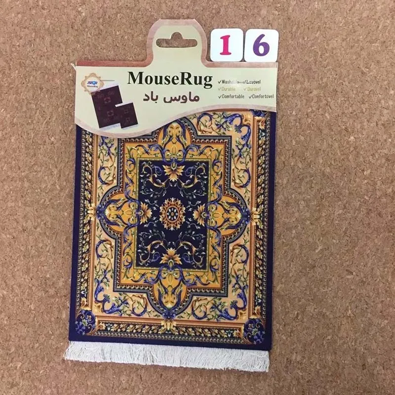 Factory Price Oriental Rug Carpet wholesale Persian Rug mouse pad rubber Carpet Mouse Pad Mouse Pad Coaster With Tassel