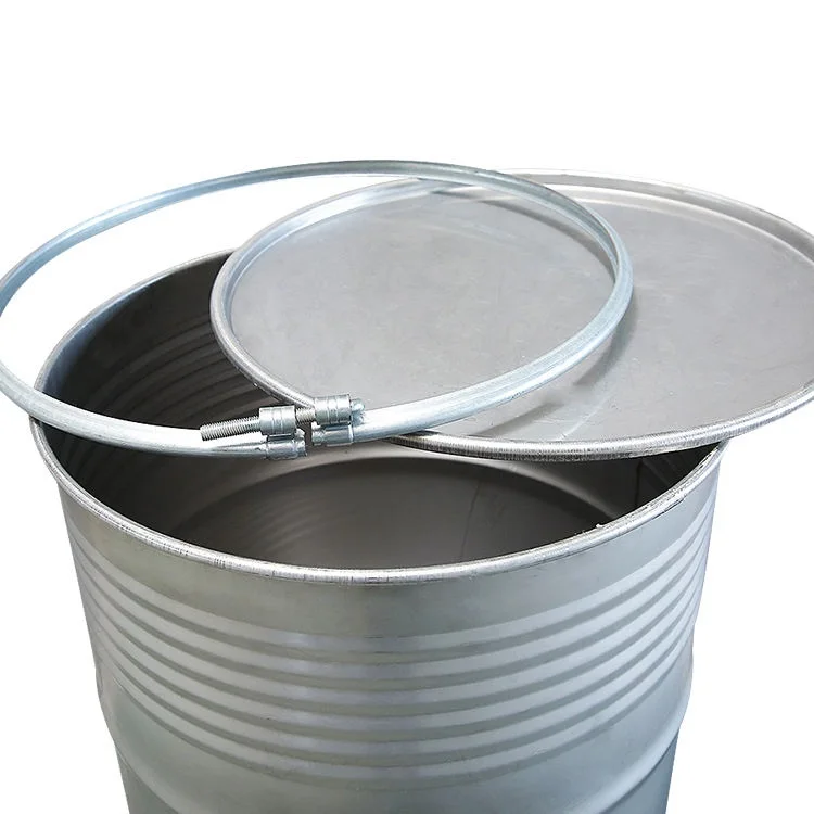 210L Galvanized Steel Drum With Open Top Galvanized Chemical Metal Barrel