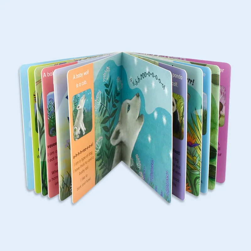 2024 Wholesale Custom New Faction Design Hardcover Board Story Book Children book for Children Learning