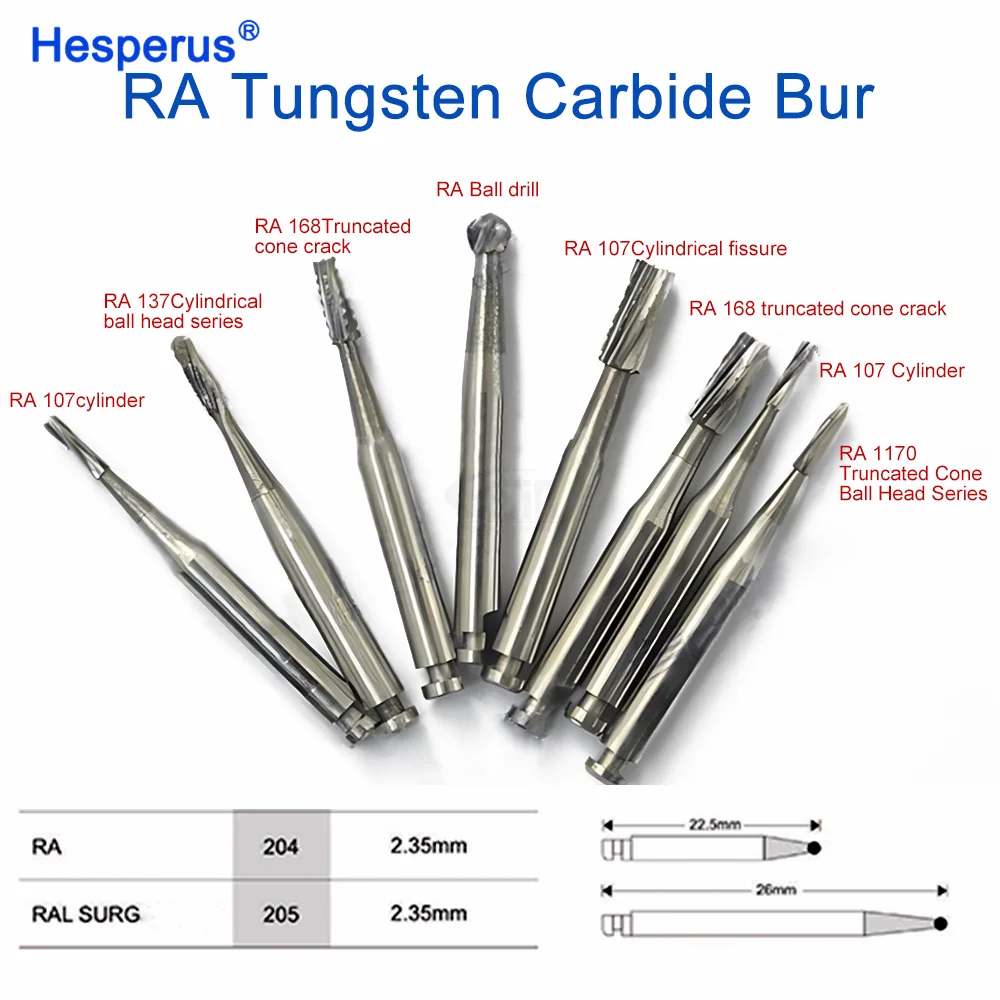 Dental Burs Low Speed Tungsten Carbide Burs Dental Instruments RA /RA long Tungsten Carbide burs with ball
