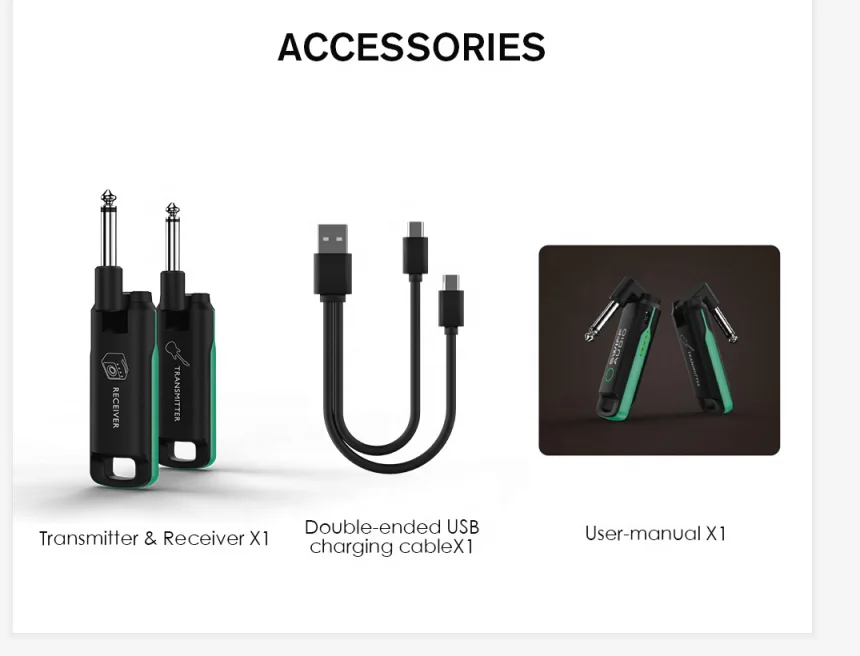 Hot sale Wireless System UHF Digital Technology use for electric Guitar/ Bass delay less than 2ms