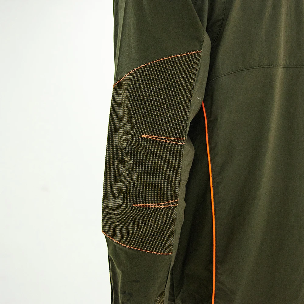 Original Men Working Jacket Waterproof Down Collar Customized Design Printing long Sleeve Workwear