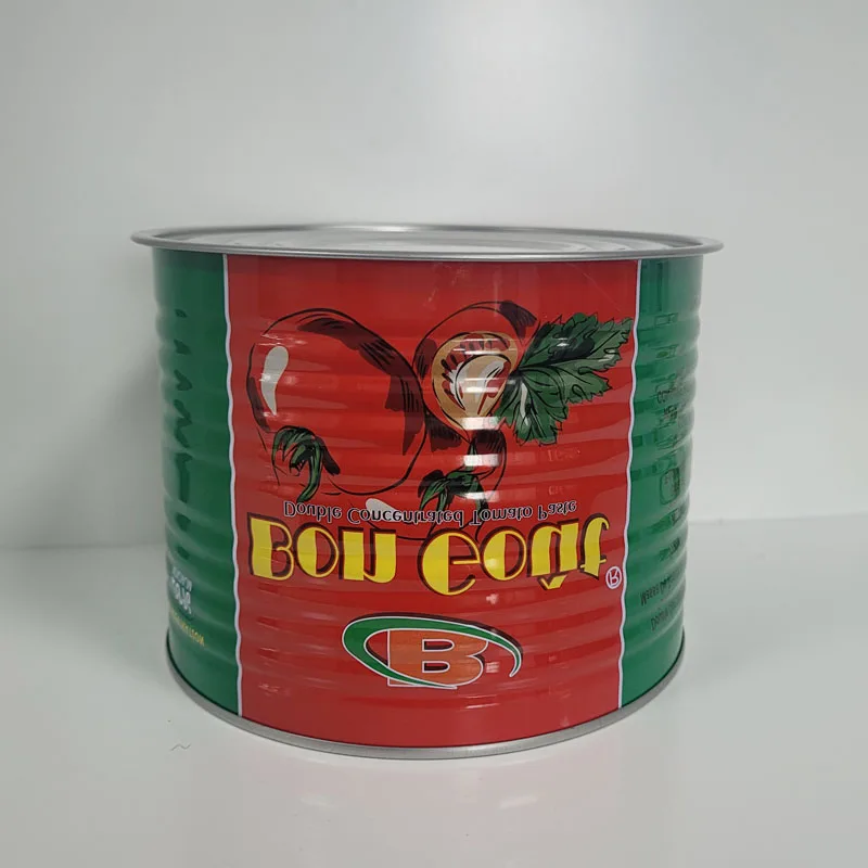 Manufacture wholesale metal round shape tin cans for tomato paste packing