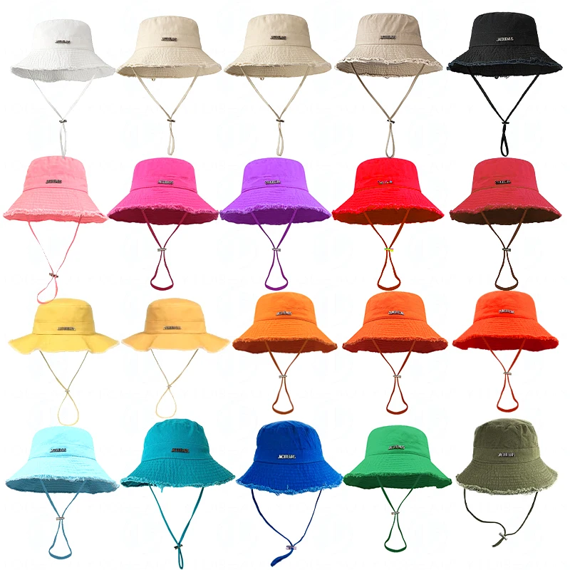 High Quality Trendy Distressed Cotton Plain Bucket Hat Custom Hats Fisherman Caps
