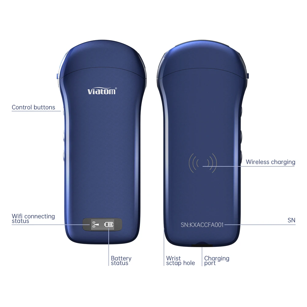 Viatom C10 3 в 1 портативные Ультразвуковые 128 элементы сердечные выпуклые и линейные беспроводные Сканеры ультразвуковой зонд для телефона