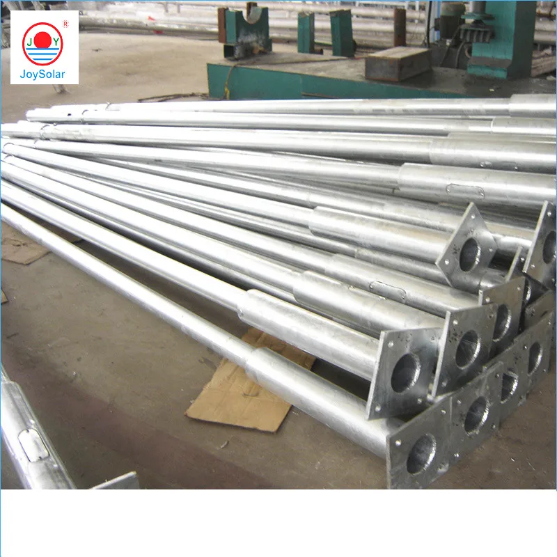 iron casting street light pole,machine rounded poles