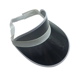 New wholesale Bulk Sale Plastic Visor Cap Transparent Plastic Visors